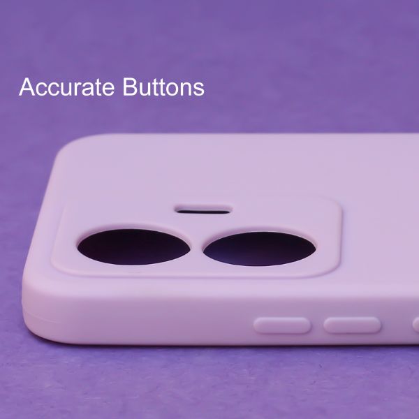 Purple Candy Silicone Case for Vivo t1 4G