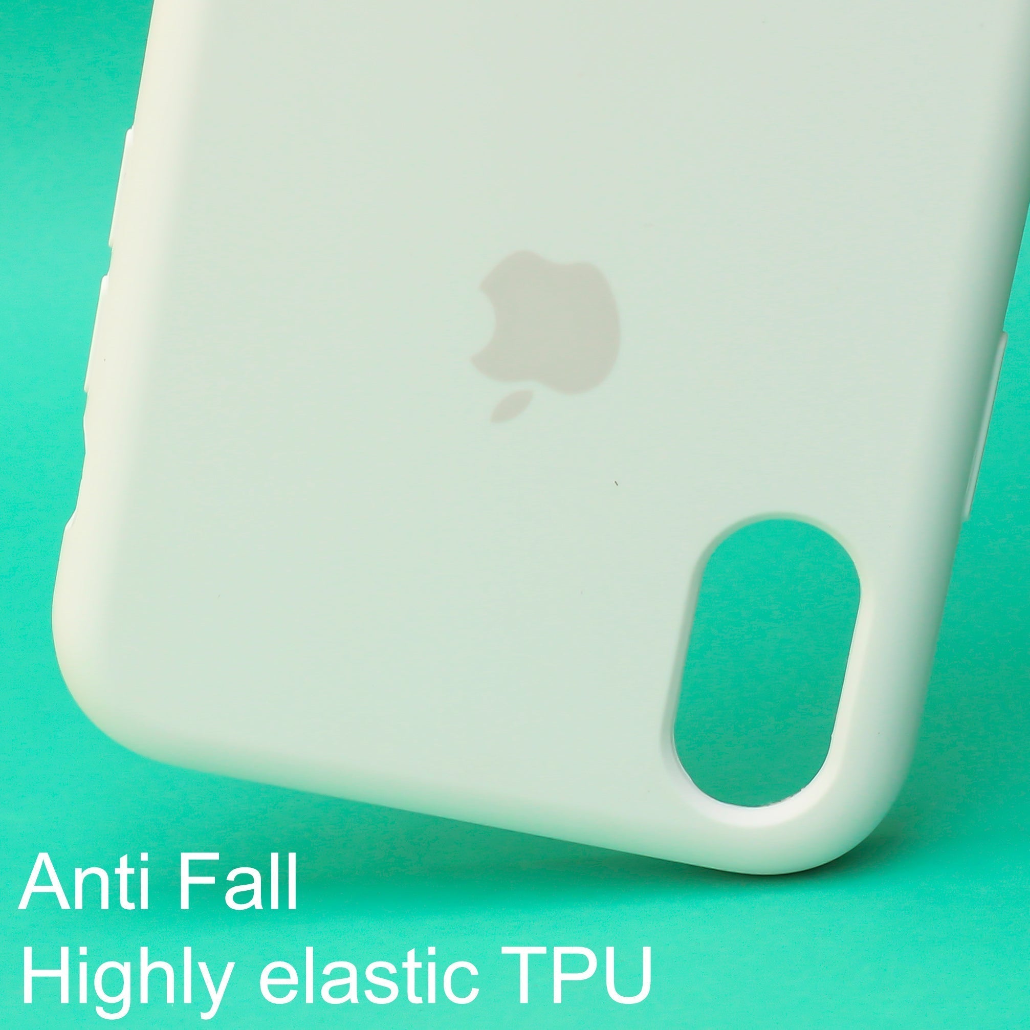 White Original Silicone case for Apple iPhone XS Max