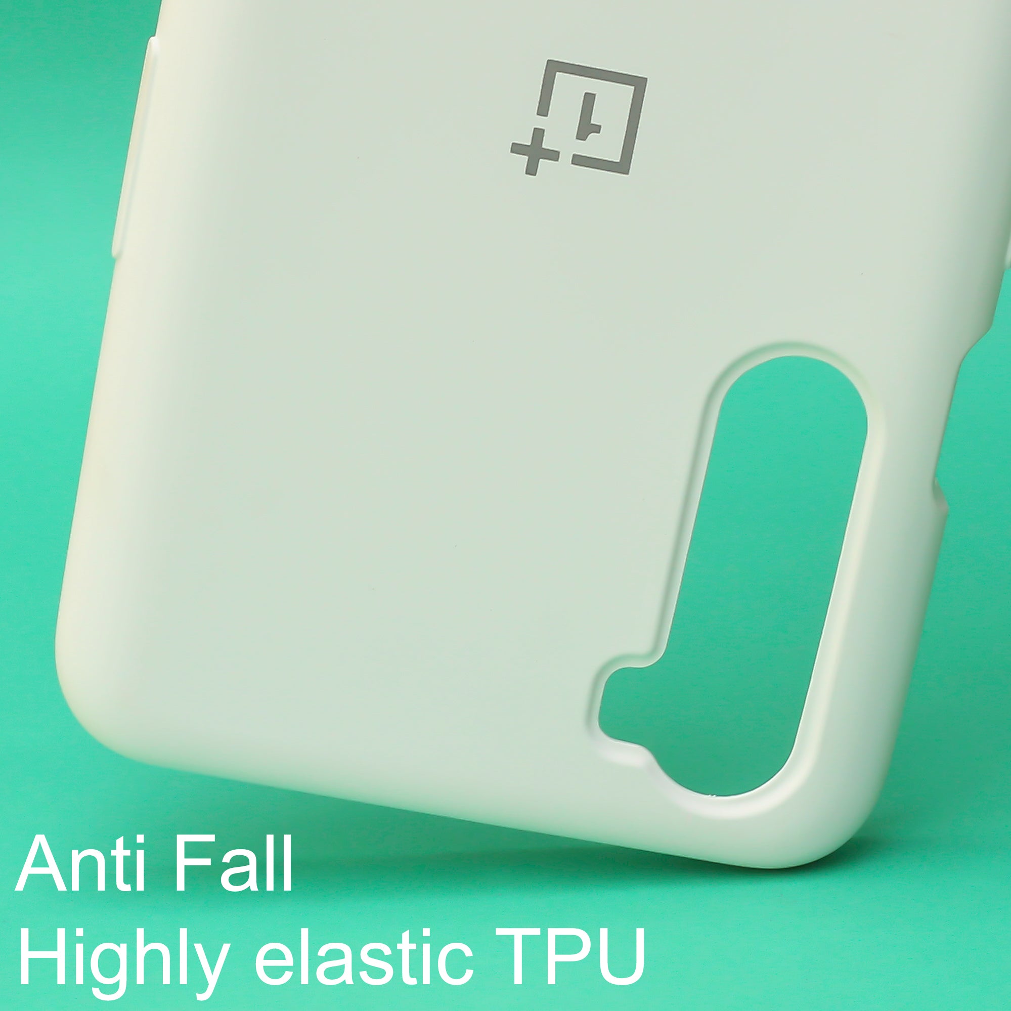 White Original Silicone case for Oneplus Nord