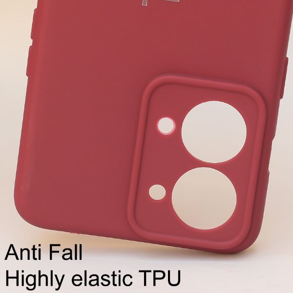 Dark Pink Candy Silicone Case for Oneplus Nord 2T