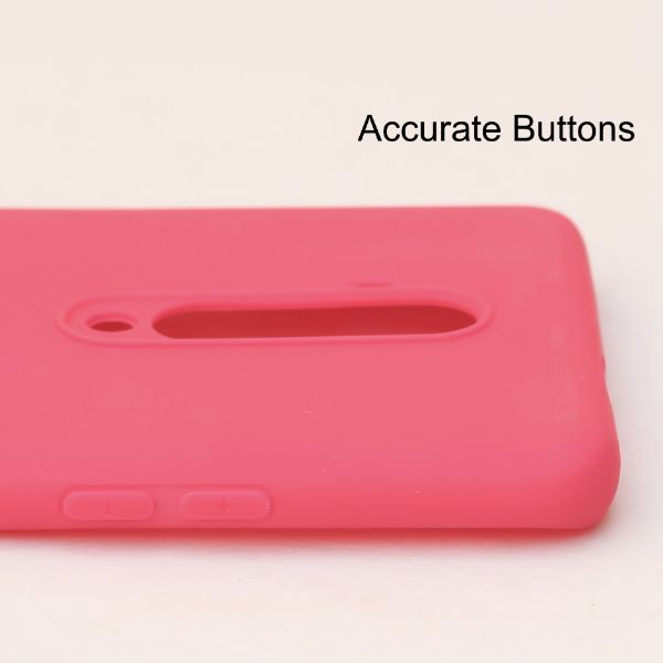 Pink Silicone Case for Oneplus 7 Pro