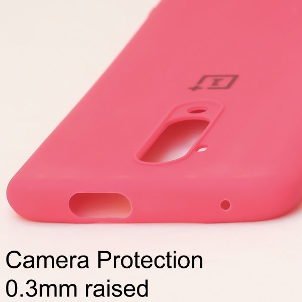 Pink Silicone Case for Oneplus 7 Pro