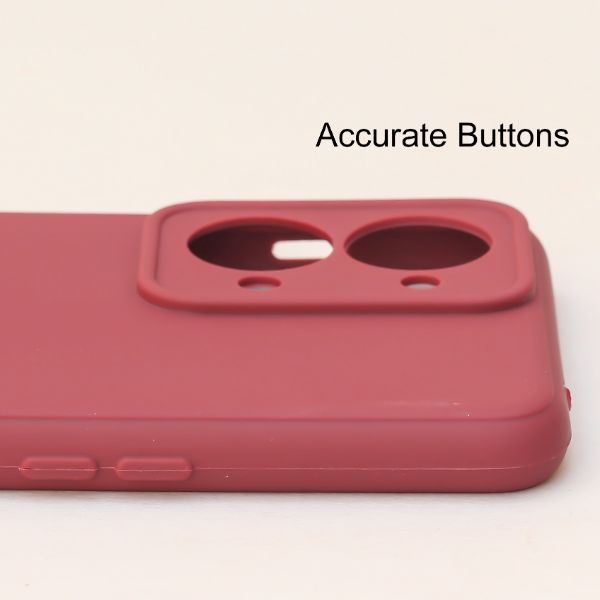 Dark Pink Candy Silicone Case for Oneplus Nord 2T
