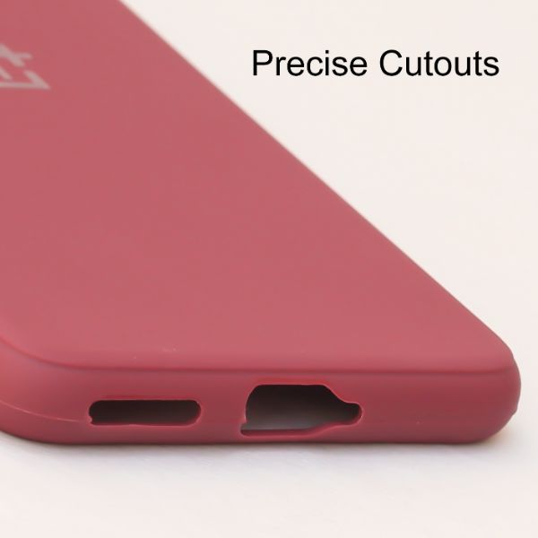 Dark Pink Candy Silicone Case for Oneplus Nord 2T