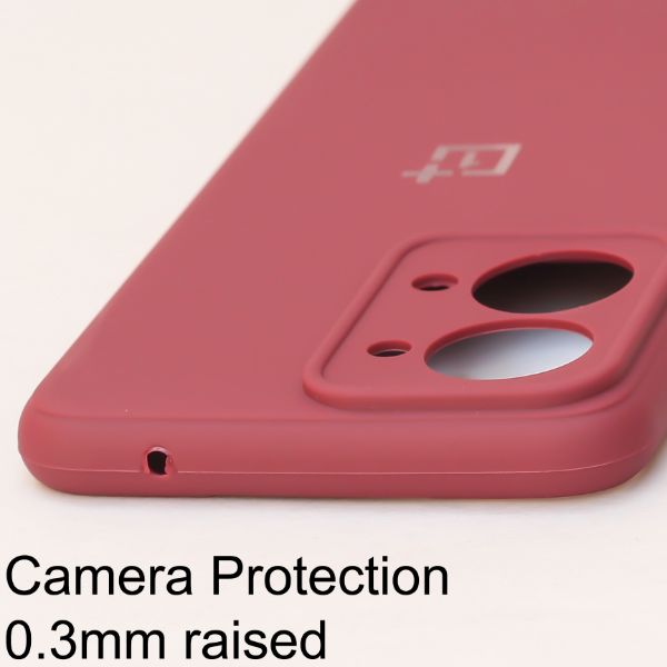 Dark Pink Candy Silicone Case for Oneplus Nord 2T