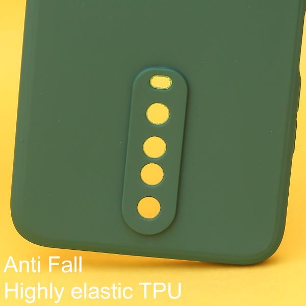 Dark Green Candy Silicone Case for Poco X2