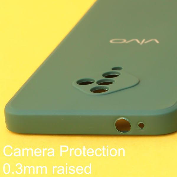 Dark Green Candy Silicone Case for Vivo S1 pro