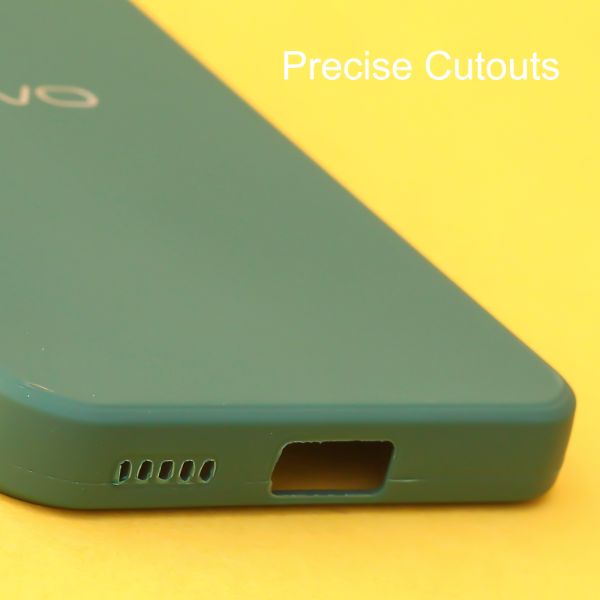 Dark Green Candy Silicone Case for Vivo V17 pro