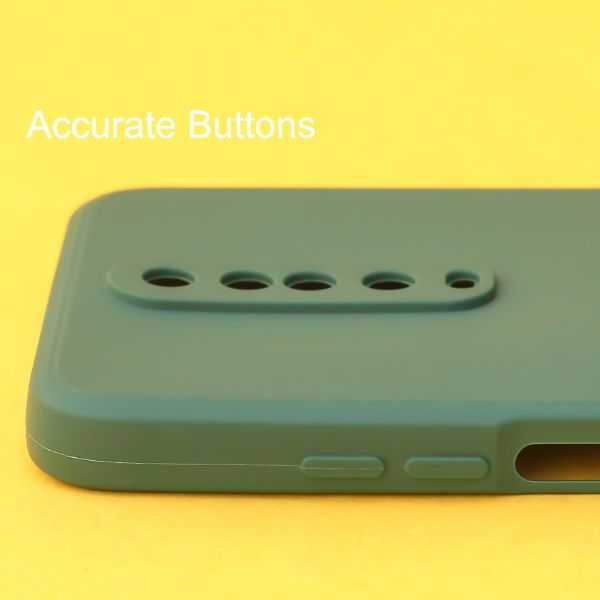 Dark Green Candy Silicone Case for Poco X2