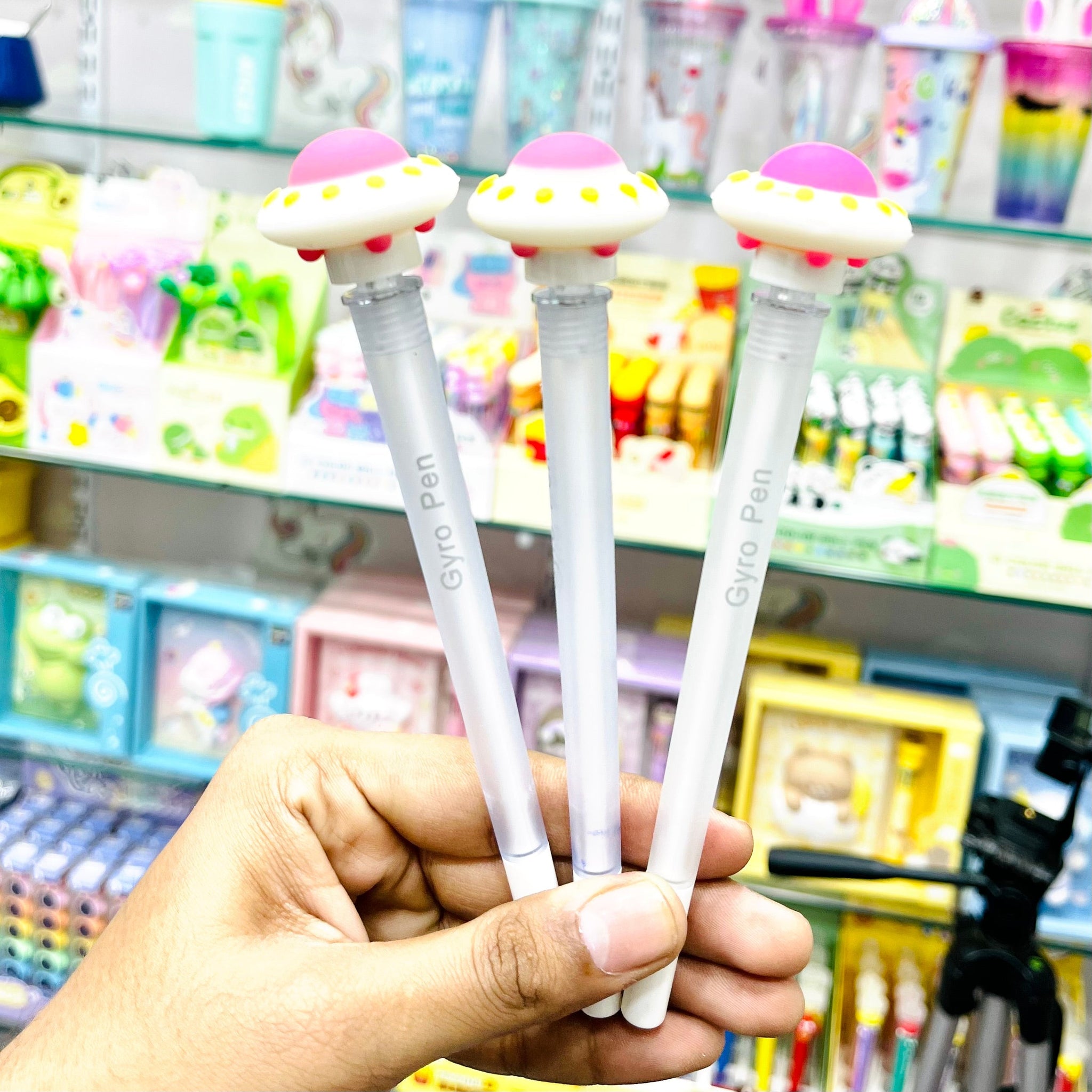 Space Universe Rotating Spinner Pen