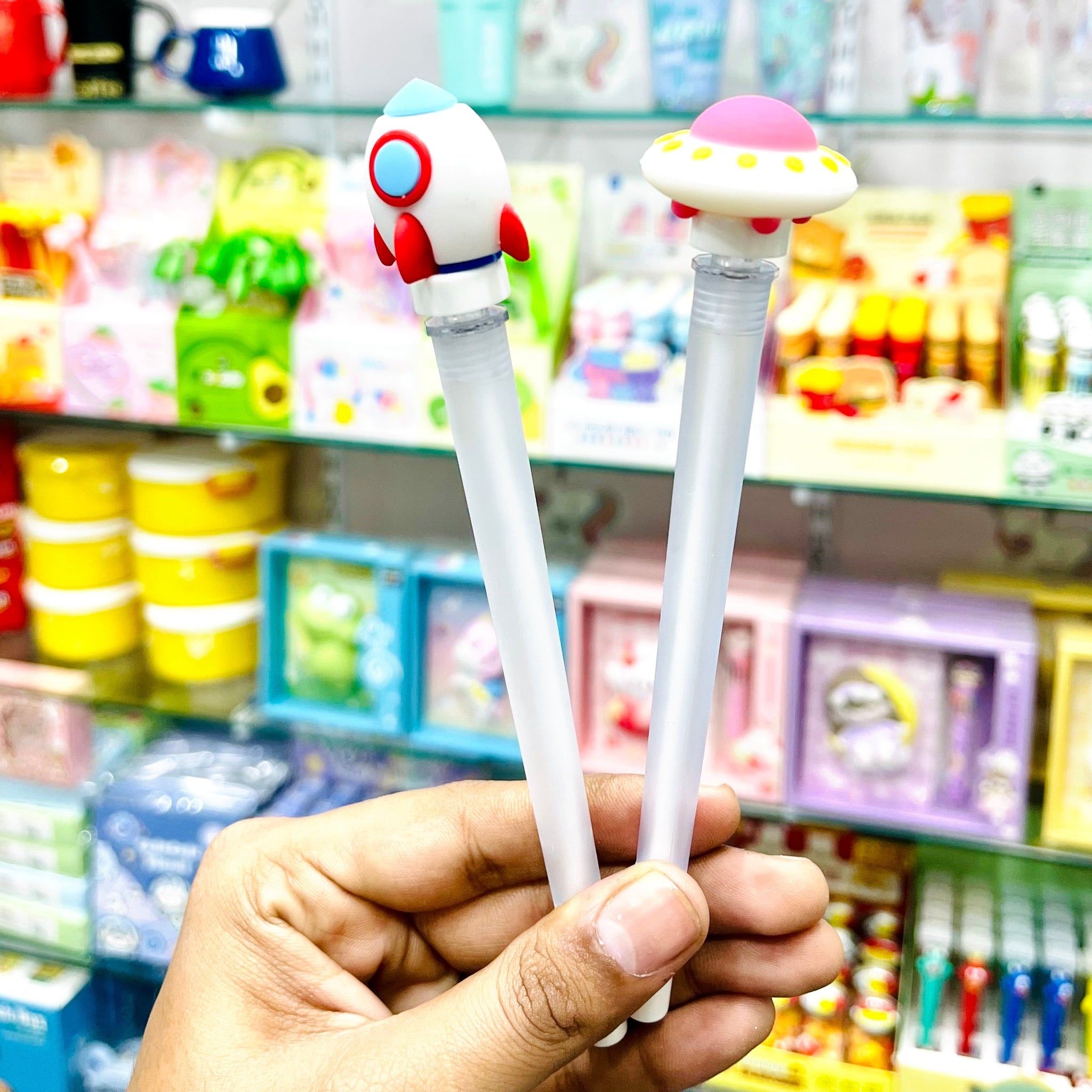 Space Universe Rotating Spinner Pen