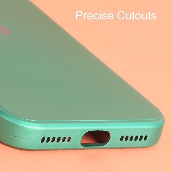 Dark Green Metallic Finish Silicone Case for Apple Iphone X/XS