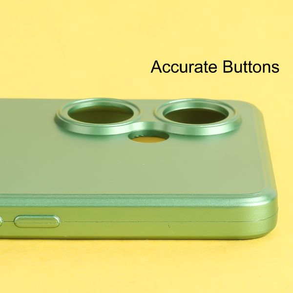 Light Green Metallic Finish Silicone Case for Oneplus Nord CE 3 Lite