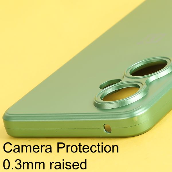 Light Green Metallic Finish Silicone Case for Oneplus Nord CE 3 Lite