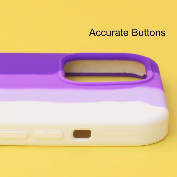 Orchid Rainbow Silicone Case for Apple iphone 12 Pro Max