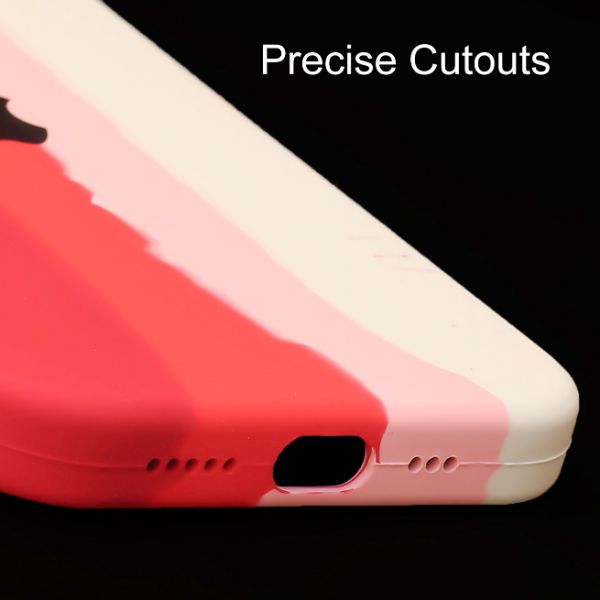 Cozy Rainbow Silicone Case for Apple iphone 12 Pro Max