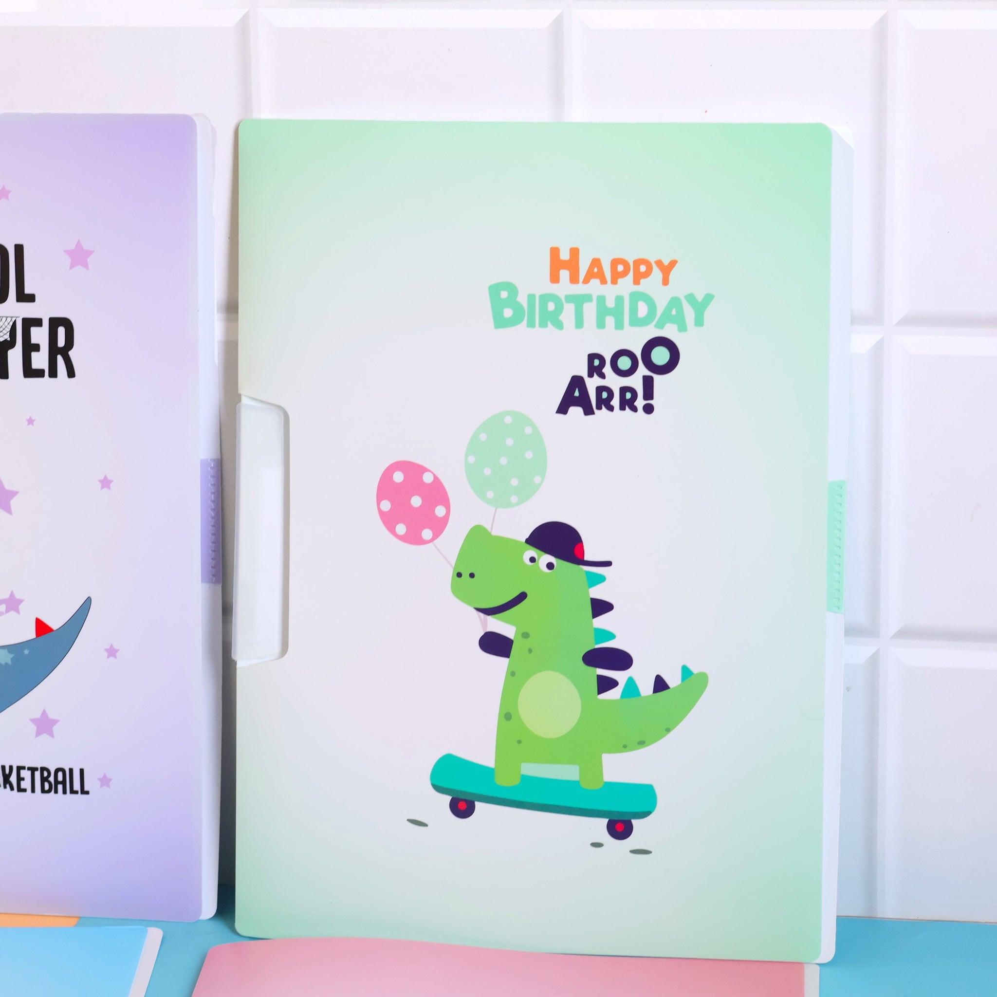 Adorable Dino File Folder