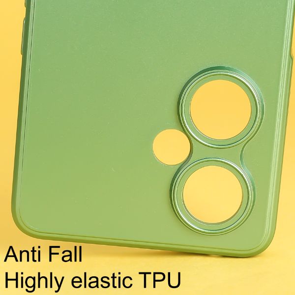 Light Green Metallic Finish Silicone Case for Oneplus Nord CE 3 Lite