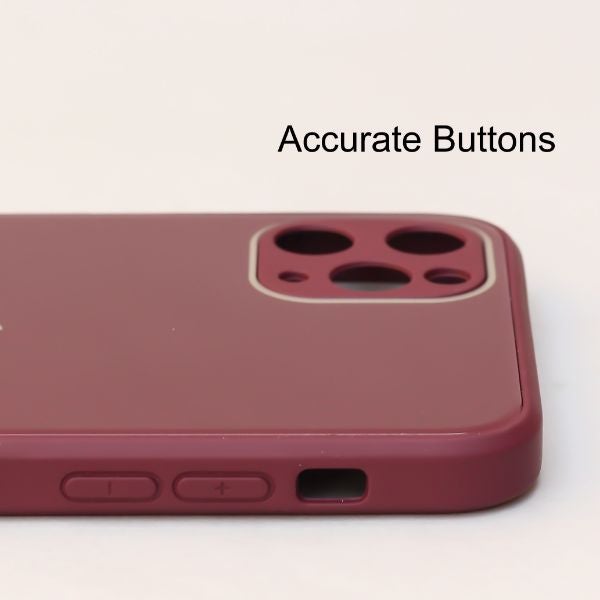 Mehroon camera Safe mirror case for Apple Iphone 12 Pro