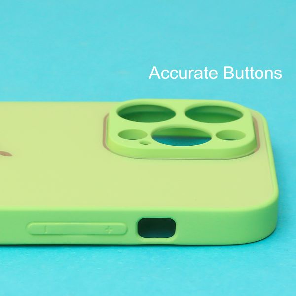 Light green camera Safe mirror case for Apple Iphone 12 Pro Max