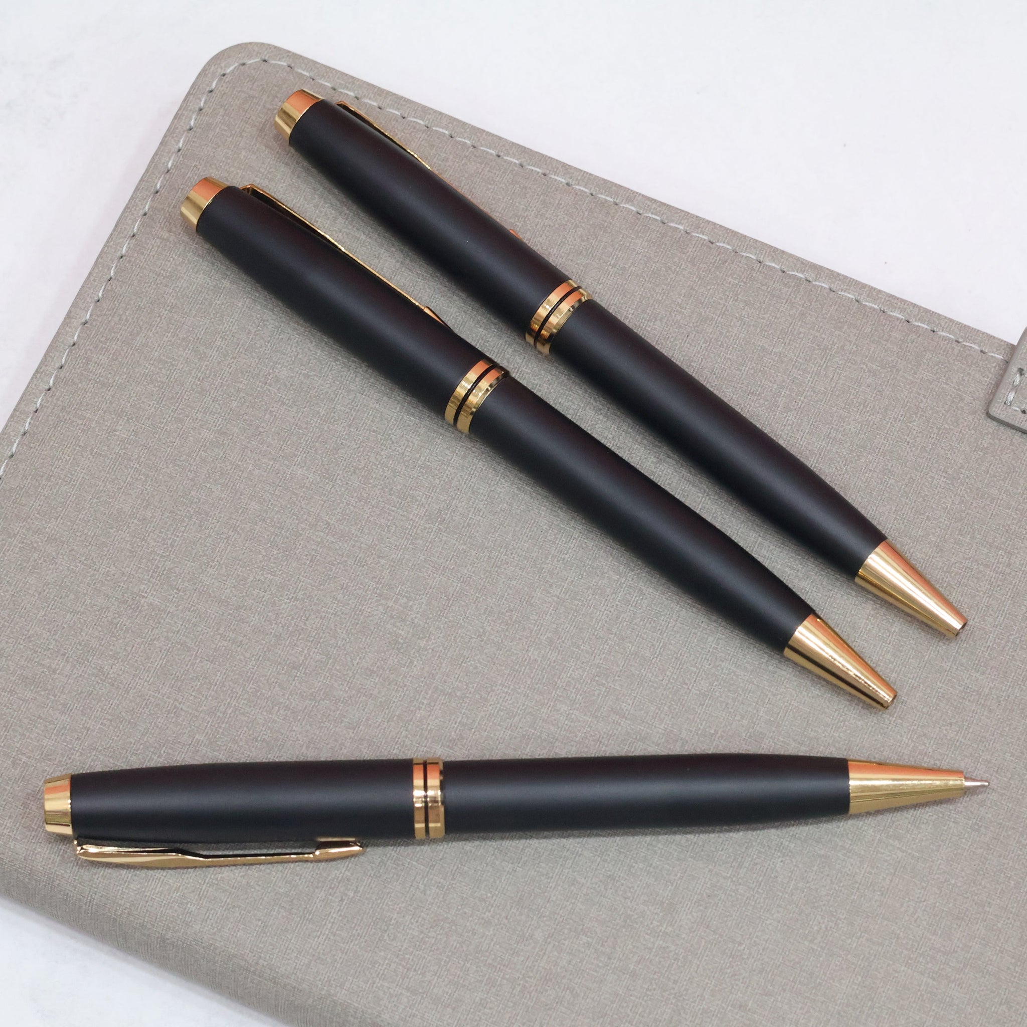 Personalized Black & Gold Ball Pen – Corporate & Executive Gift