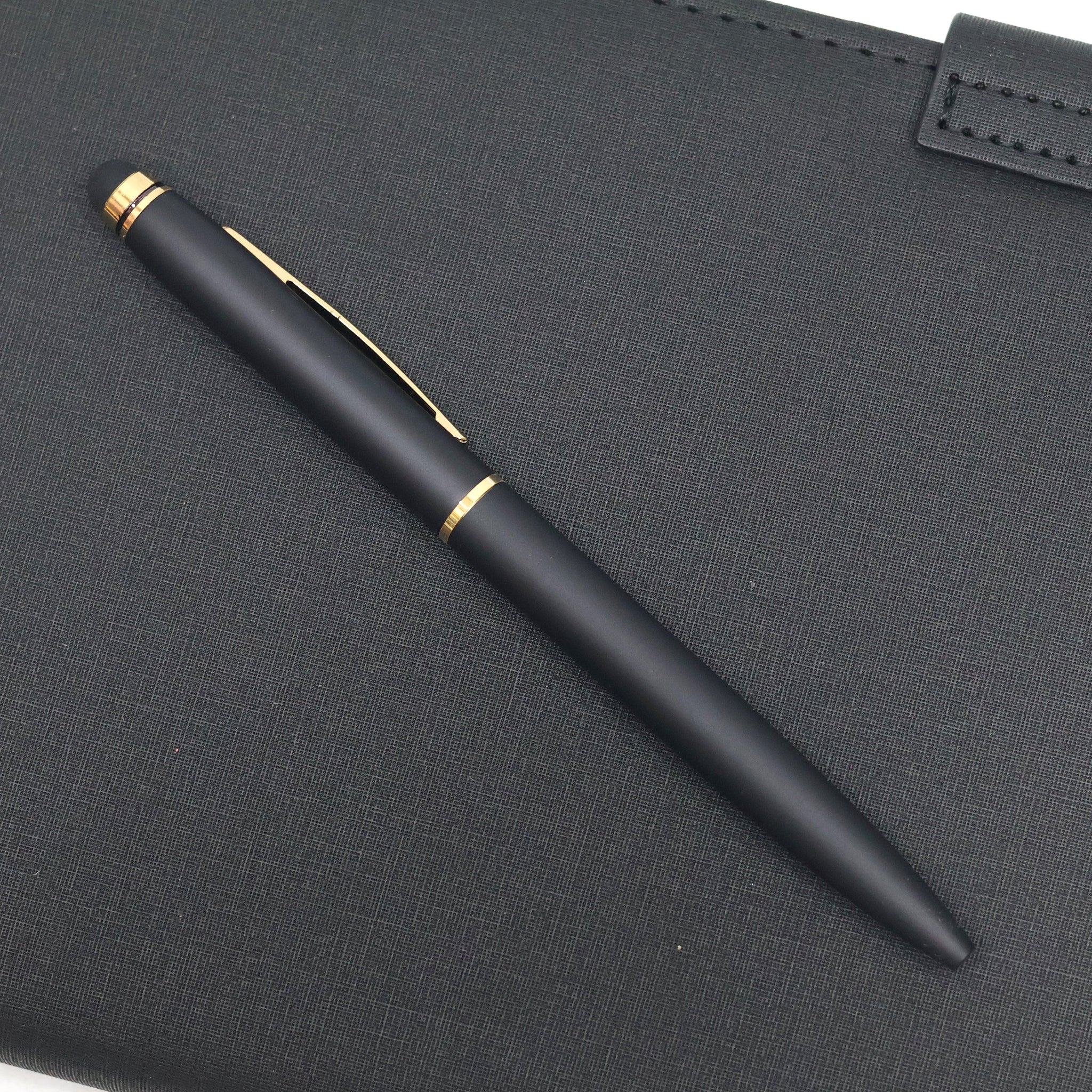 Metallic Ball Pen with Built-in Stylus