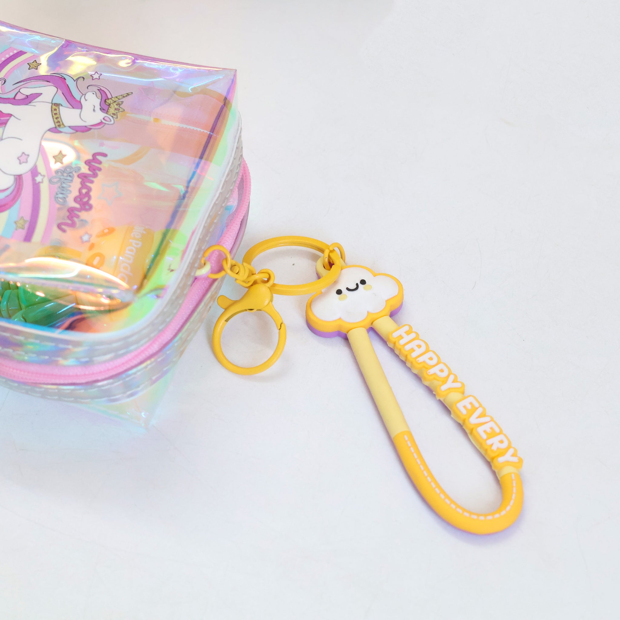 Transparent Holographic Multipurpose Pouch