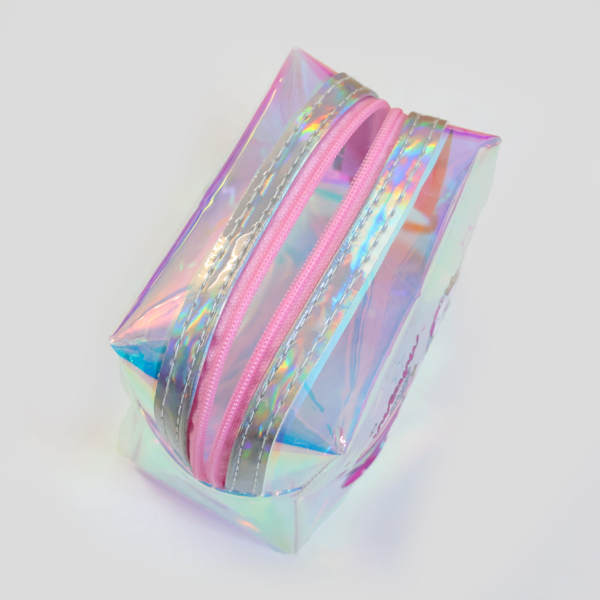 Transparent Holographic Multipurpose Pouch