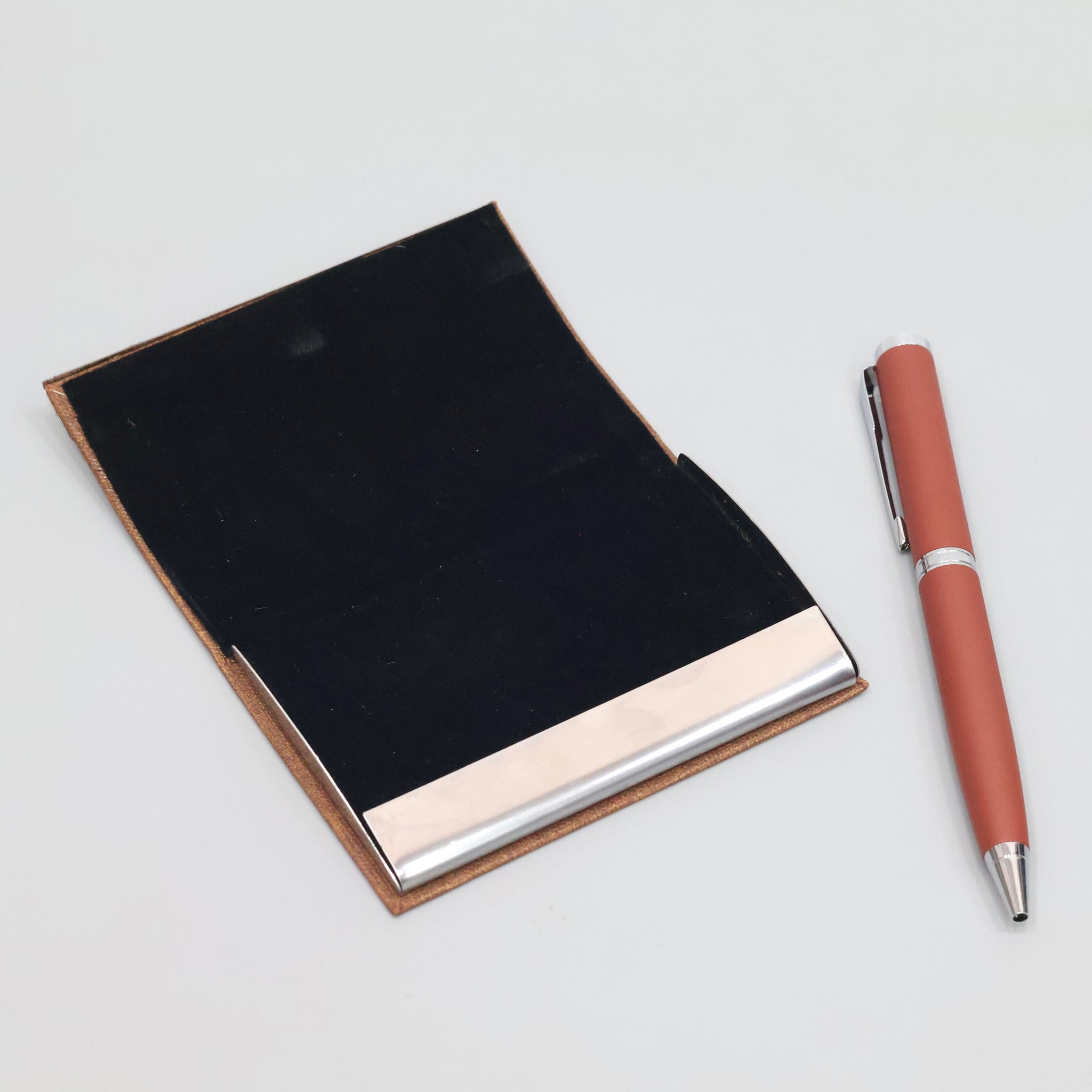 Customized Gift Set with Card Holder & Ball Pen