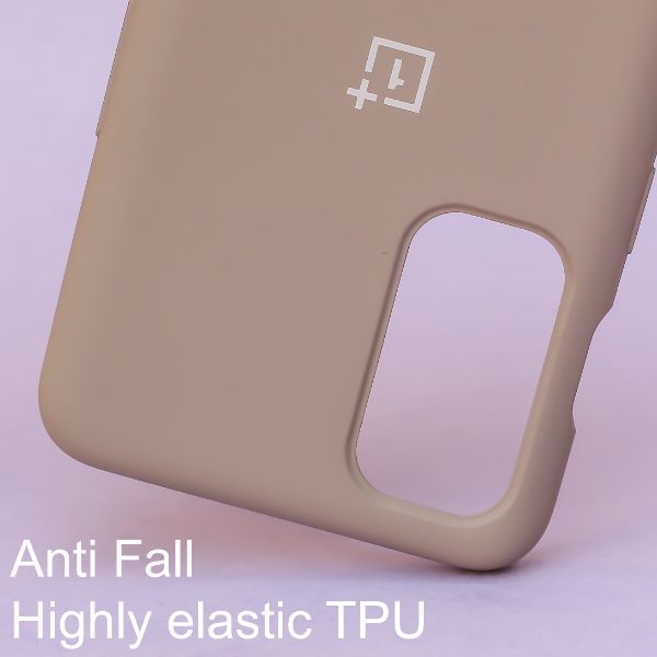 Brown Original Silicone case for Oneplus 9 pro