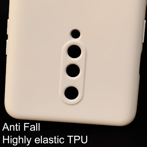 Cream Camera Original Silicone case for Oneplus 8