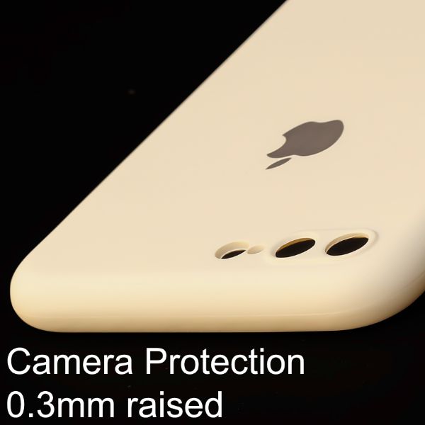 Cream Camera Original Silicone case for Apple iphone 7 Plus