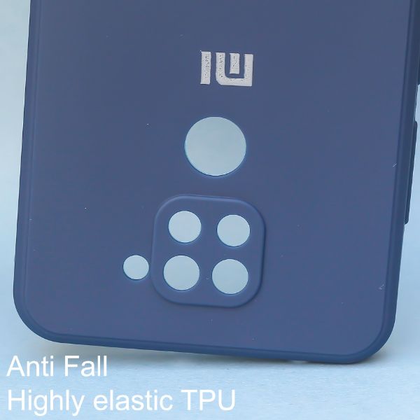 Dark Blue Candy Silicone Case for Redmi Note 9 Pro