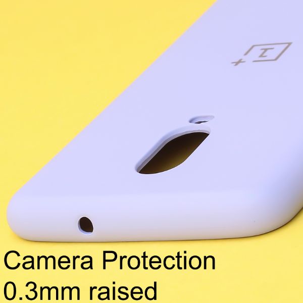 Purple Original Camera Safe Silicone case for Oneplus 6t