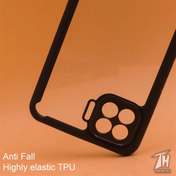 Hybrid Shockproof protective transparent Silicone Case for Oppo f17 Pro