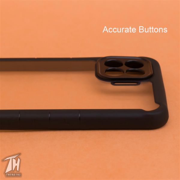 Hybrid Shockproof protective transparent Silicone Case for Oppo f17 Pro