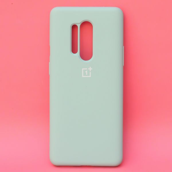 Light Blue Original Silicone case for Oneplus 8 Pro