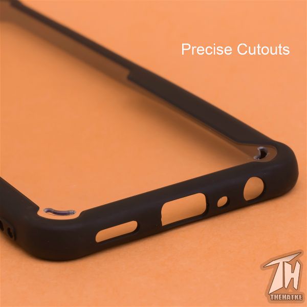 Hybrid Shockproof protective transparent Silicone Case for Oppo f17 Pro