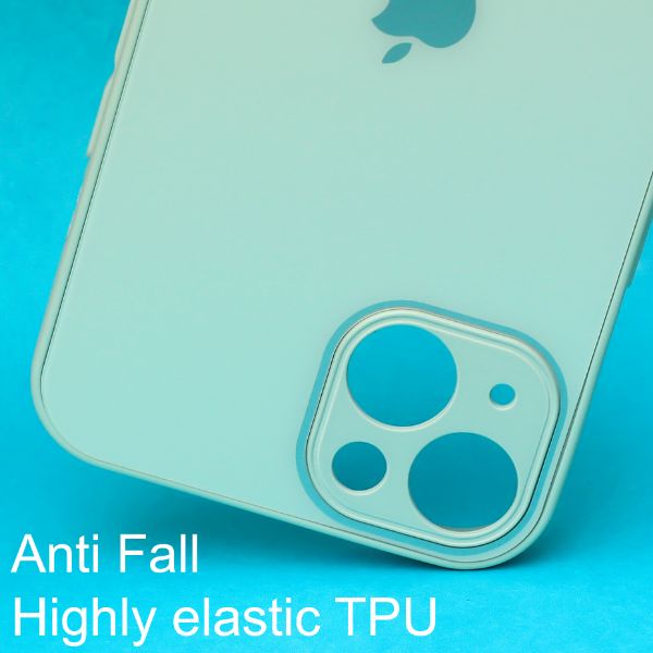 Light Green camera Safe mirror case for Apple Iphone 13