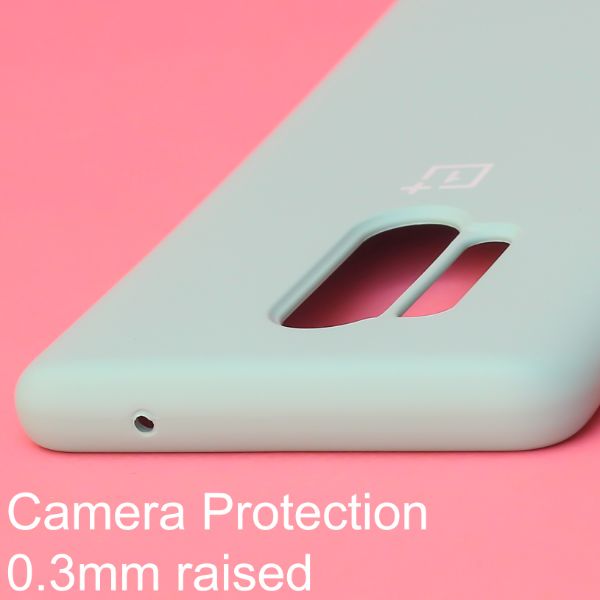 Light Blue Original Silicone case for Oneplus 8 Pro