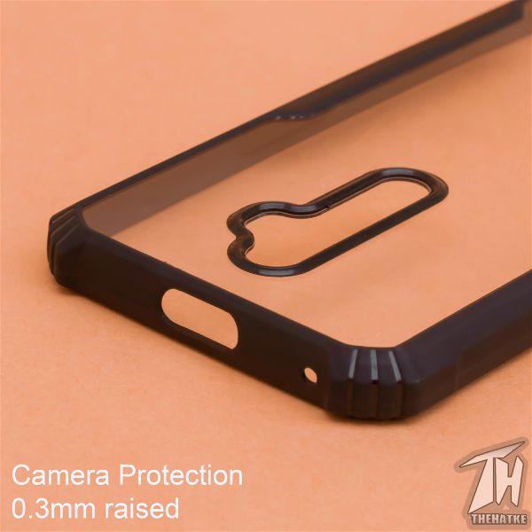 Hybrid Shockproof Safe transparent Silicone Case for Oppo Reno 2f