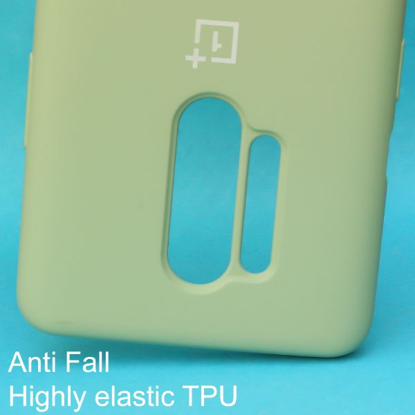 Light Green Original Silicone case for Oneplus 8 Pro