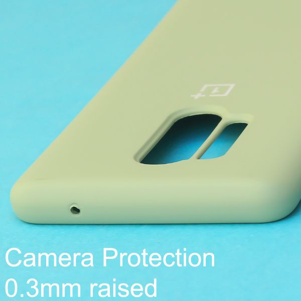 Light Green Original Silicone case for Oneplus 8 Pro