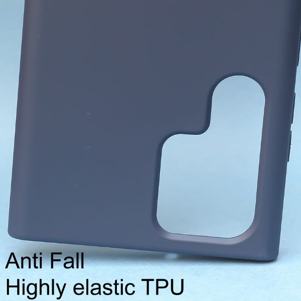 Dark Blue Original Silicone case for Samsung S22 Ultra