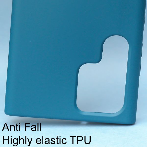 Cosmic Blue Original Silicone case for Samsung S22 Ultra