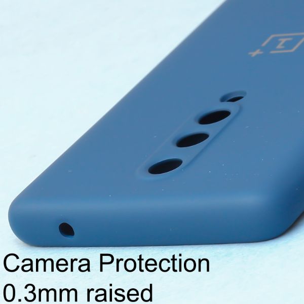 Cosmic Blue Camera Original Silicone case for Oneplus 8