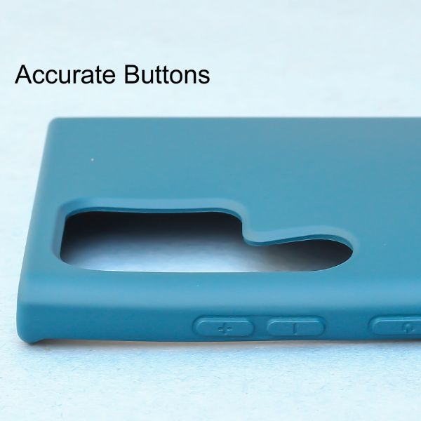 Cosmic Blue Original Silicone case for Samsung S22 Ultra