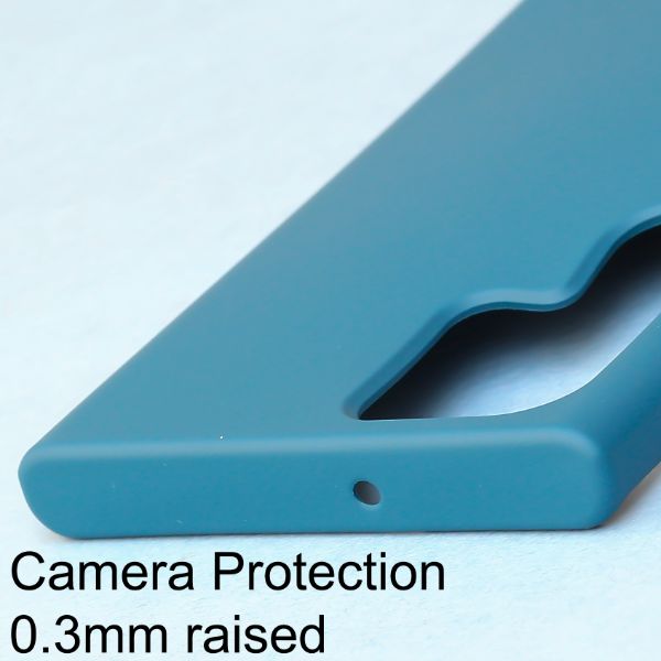 Cosmic Blue Original Silicone case for Samsung S22 Ultra