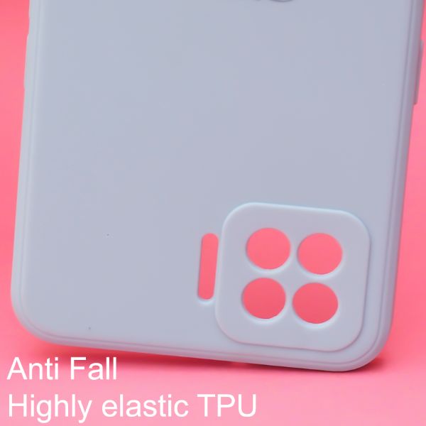 Light Blue Candy Silicone Case for Oppo F17