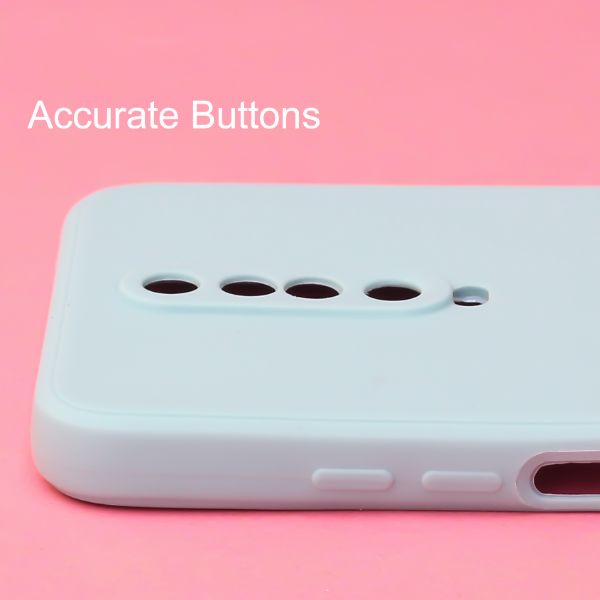 Light Blue Candy Silicone Case for Poco X2